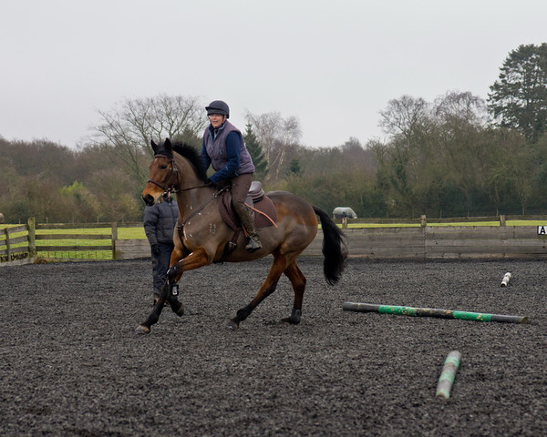 Ollie and Blyth Lesson 31 
 Ollie and Blyth Lesson 
 Keywords: Piers Photo, Moses Plat Yard, Ollie, Blyth, Mary Hilder, Jo Reynolds