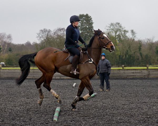 Ollie and Blyth Lesson 18 
 Ollie and Blyth Lesson 
 Keywords: Piers Photo, Moses Plat Yard, Ollie, Blyth, Mary Hilder, Jo Reynolds