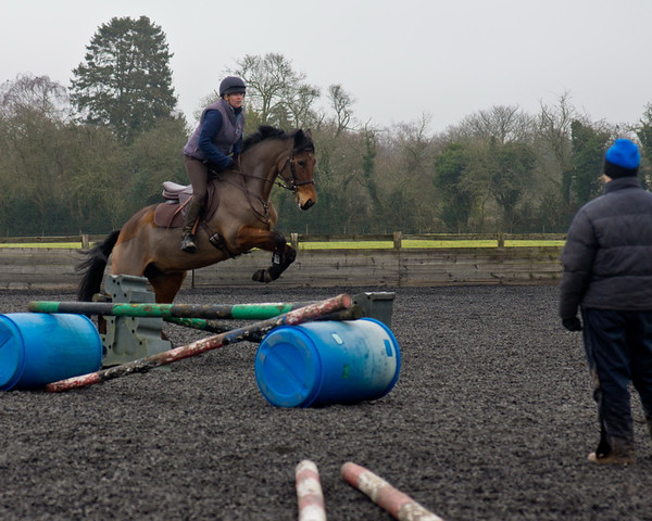 Ollie and Blyth Lesson 37 
 Ollie and Blyth Lesson 
 Keywords: Piers Photo, Moses Plat Yard, Ollie, Blyth, Mary Hilder, Jo Reynolds