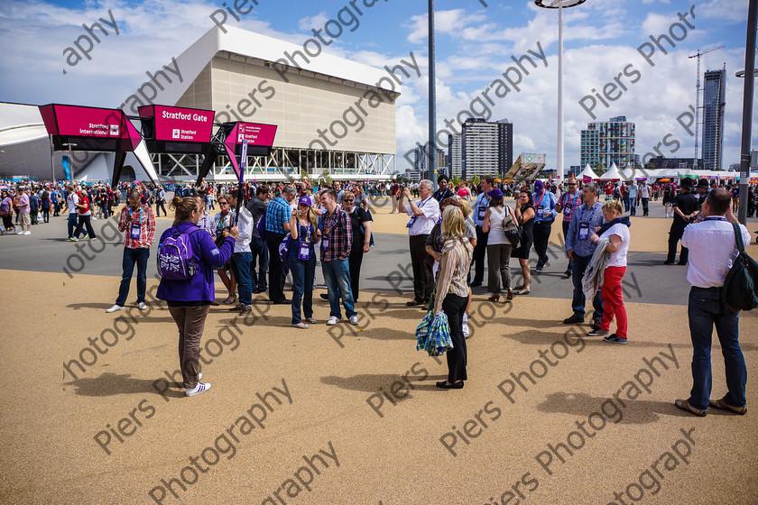 Olympics 026 
 Olympic Park and Handball 
 Keywords: Olympics, handball, Copper Box, Cadburys, PiersPhotos