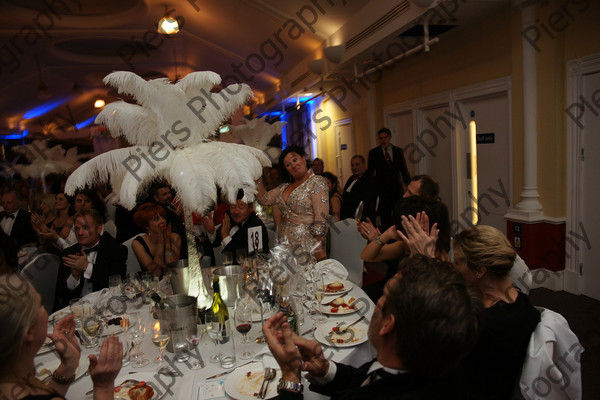 Stunt Ball 395 
 British Film and TV Stunt Ball 
 Keywords: Ascot Racecourse, Piers Photo, Stunt Men, Stunt Women