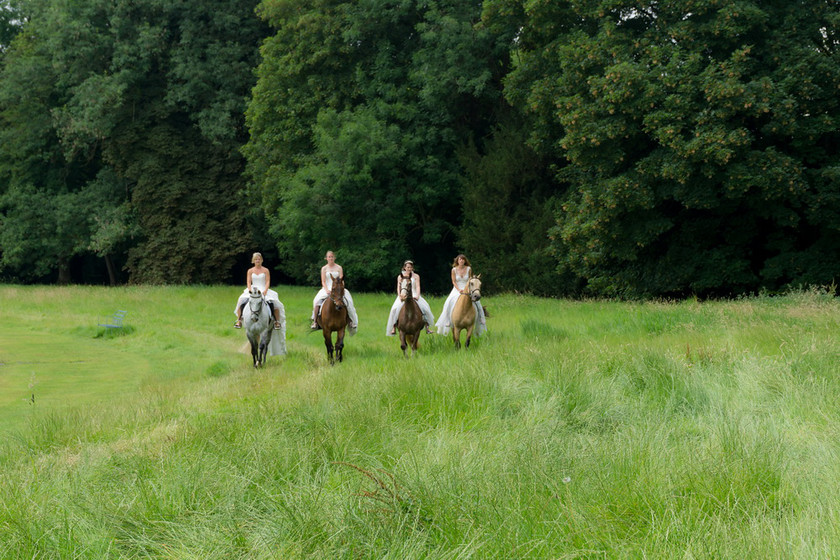 WWE Bridal Horse shoot 018 
 West Wycombe Horse shoot 
 Keywords: Buckinghamshire wedding photographer, Horses, Piers Photo, Summer, West Wycombe House