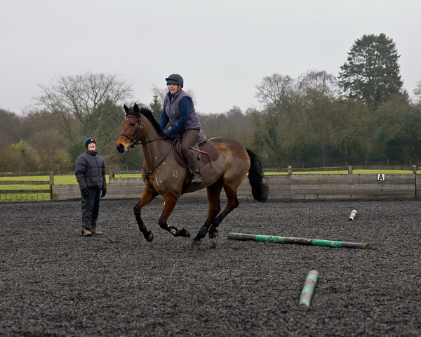 Ollie and Blyth Lesson 30 
 Ollie and Blyth Lesson 
 Keywords: Piers Photo, Moses Plat Yard, Ollie, Blyth, Mary Hilder, Jo Reynolds